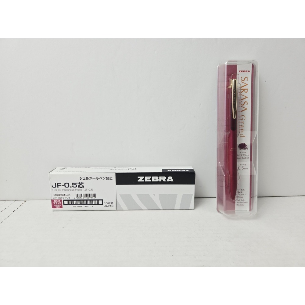 Zebra Rollerball‎ Pen and refills New Sarasa Grand .5mm
